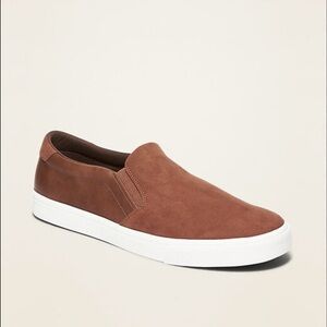 Men's Slip-On Suede Sneakers Shoes